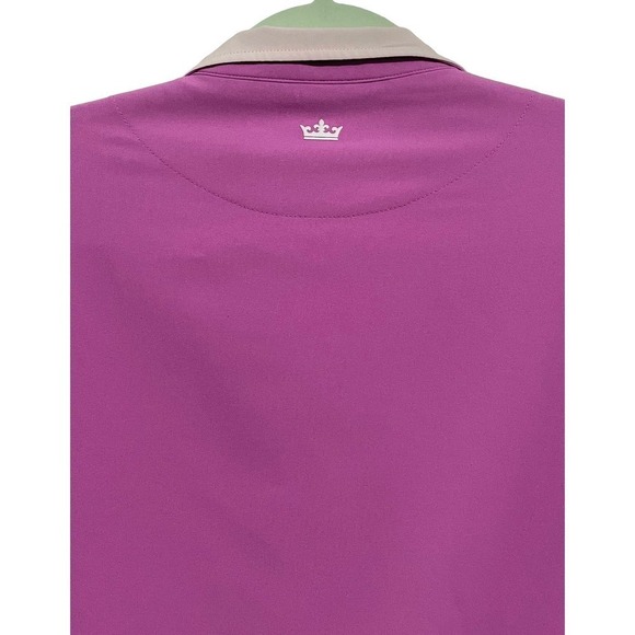 Peter Millar Windbreaker Jacket Purple Large Full-Zip Outdoors Golf Performace - Picture 7 of 10